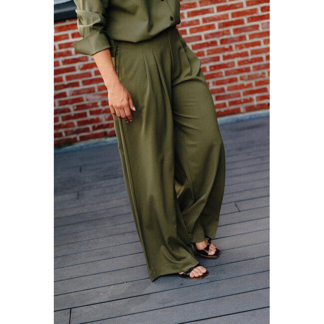 HACE WIDE PANTS Olive Night