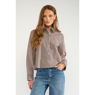 NÜMPH RIYA SHIRT Deep Taupe