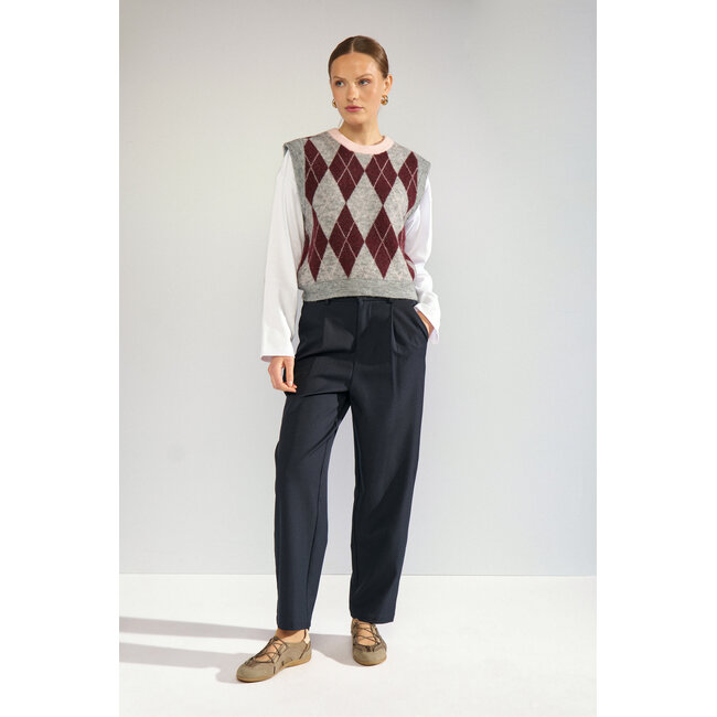 TIKLA VEST Medium Grey Fig