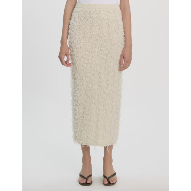 ZAZOU KNIT SKIRT Cream