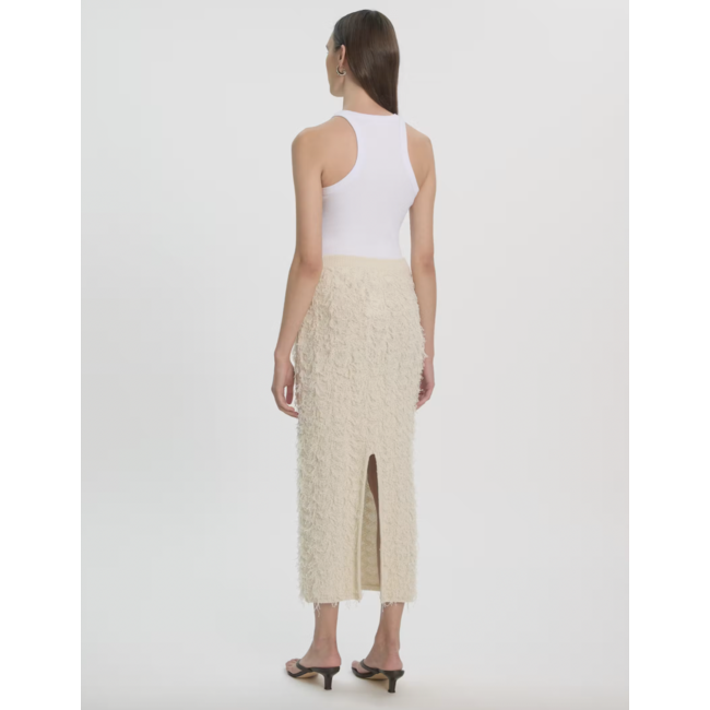 ZAZOU KNIT SKIRT Cream