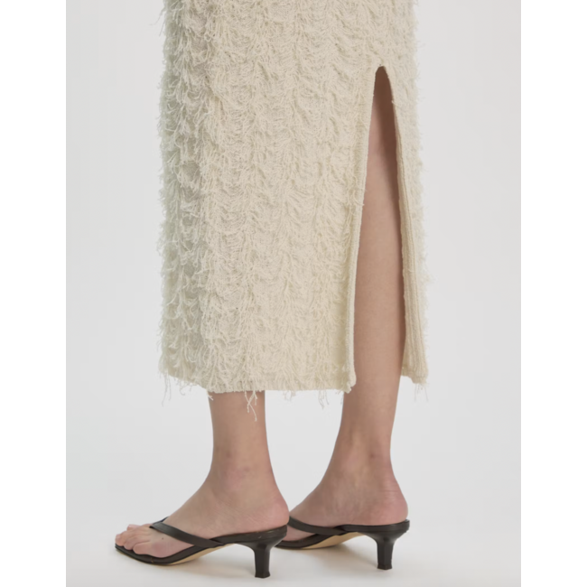 ZAZOU KNIT SKIRT Cream