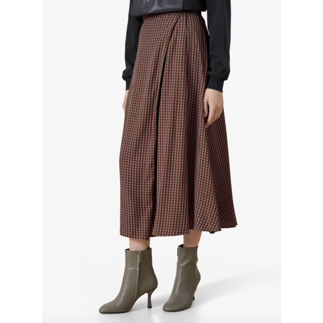 ROHA SKIRT Red Check