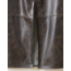 JELLA PU SKIRT Dark Brown Washed