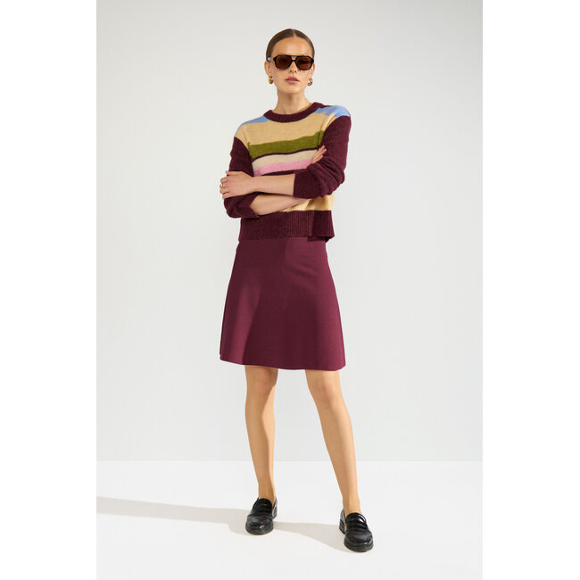 RIETTE PIXEL STRIPE PULLOVER Fig