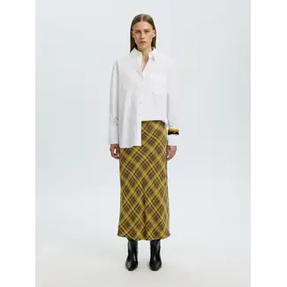 Selected Femme WIDA MIDI SKIRT Fir Green