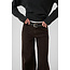 AVA HIGH WIDE JEANS Dark Brown