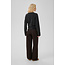 AVA HIGH WIDE JEANS Dark Brown