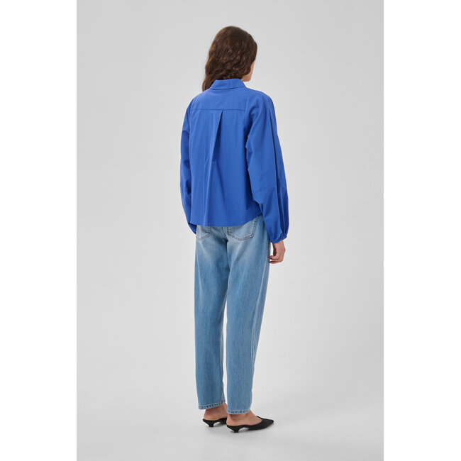 SUNNA BALLOON SLEEVE SHIRT Beaucup Blue