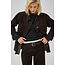 UMA BOXY JACKET Dark Brown Washed