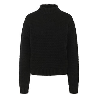 My Essential Wardrobe OLIVIA KNIT PULLOVER Black