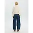 NANET BARREL JEANS Mid Blue