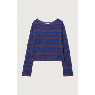 American Vintage BODYROW KNIT Vague Raye Pecan