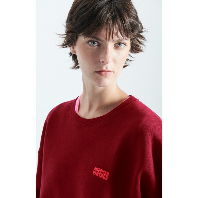IZUBIRD SWEATER Cerisier
