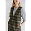 IBO DRESS Moss Green Check