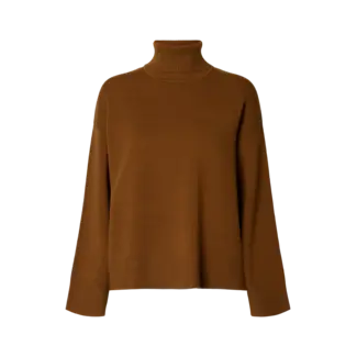 Selected Femme HELEN ROLL NECK KNIT Monks Robe