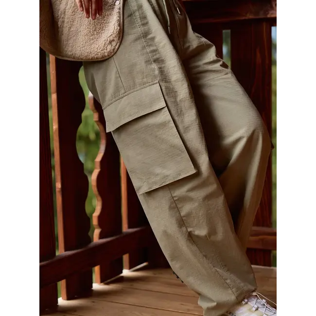 HEDY RIBSTOP TROUSERS Sage