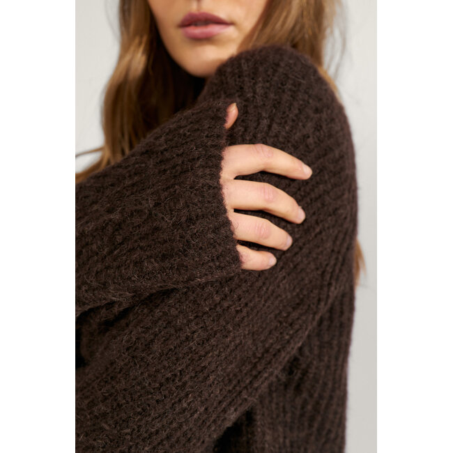 ZINDI PULLOVER Black Coffee