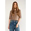 CALLY PULLOVER Deep Taupe