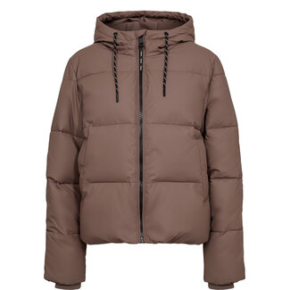 NÜMPH ARVEN SHORT PUFFER Deep Taupe