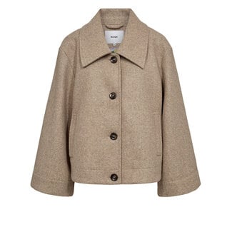 NÜMPH KIMMA SHORT JACKET Sesame Melange
