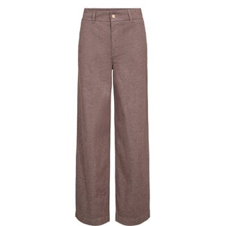 NÜMPH AMBER WIDE PANTS Deep Taupe