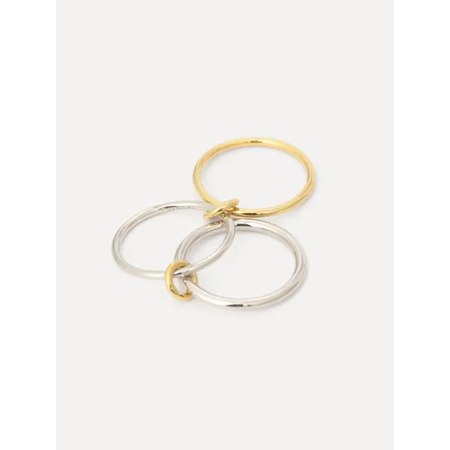 CLAIRE TRIPLE RING Gold