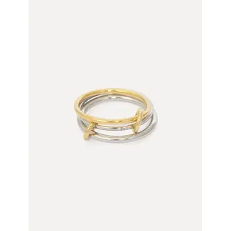 Les Soeurs CLAIRE TRIPLE RING Gold