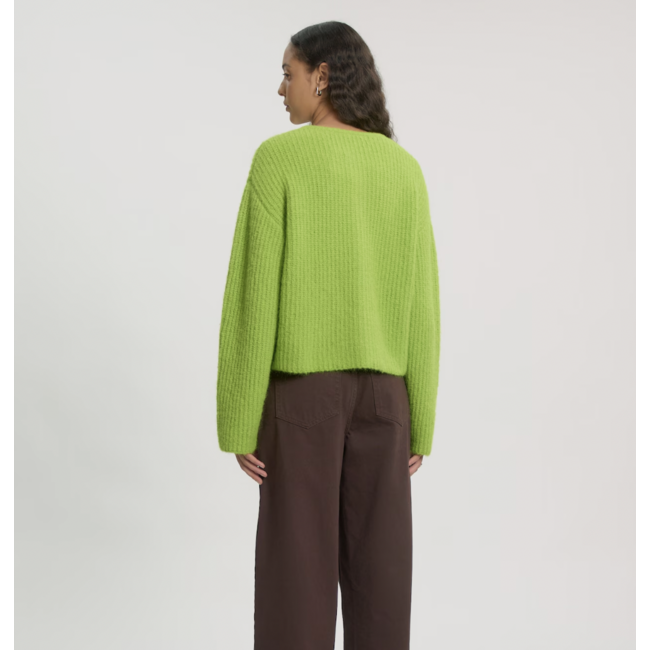 ILIANA CARDIGAN Macaw Green