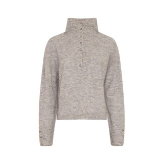 MSCH BONDIE PULLOVER Warm Light Grey Melange