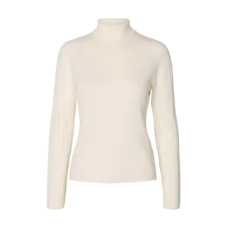 Selected Femme THEA KNIT ROLL NECK Birch