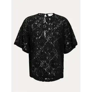 Les Soeurs KEHLANI TIARA LACE TOP Black