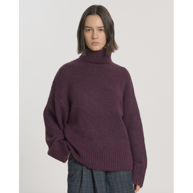 LAHELA KNIT Prune Purple