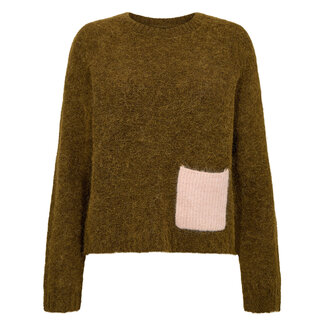 NÜMPH SALIA PULLOVER Fir Green
