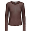 NÜMPH JINNIE MESH TOP Chocolate Plum