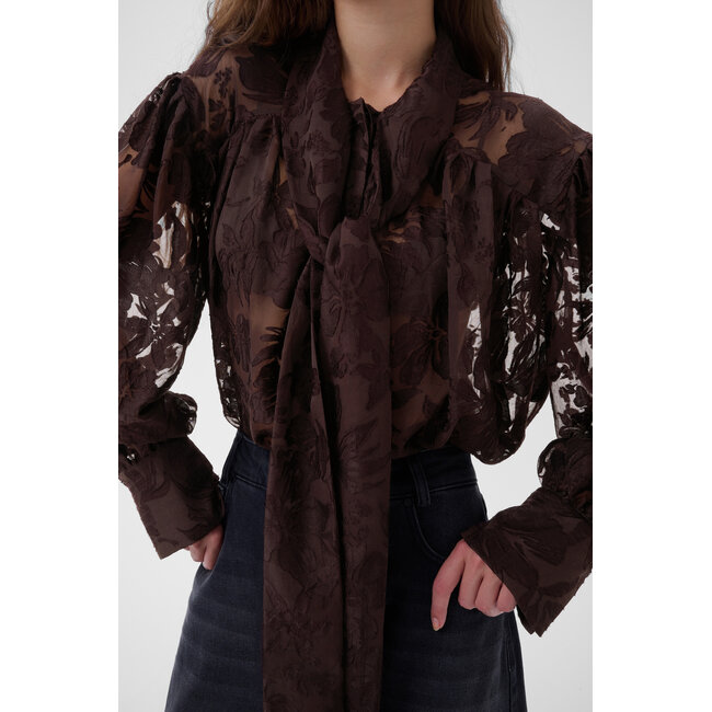 ENYA BLOUSE Chocolate Plum