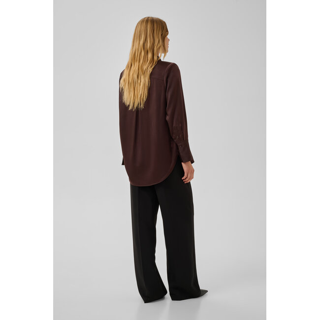 ESTELLE SHIRT Chocolate Plum