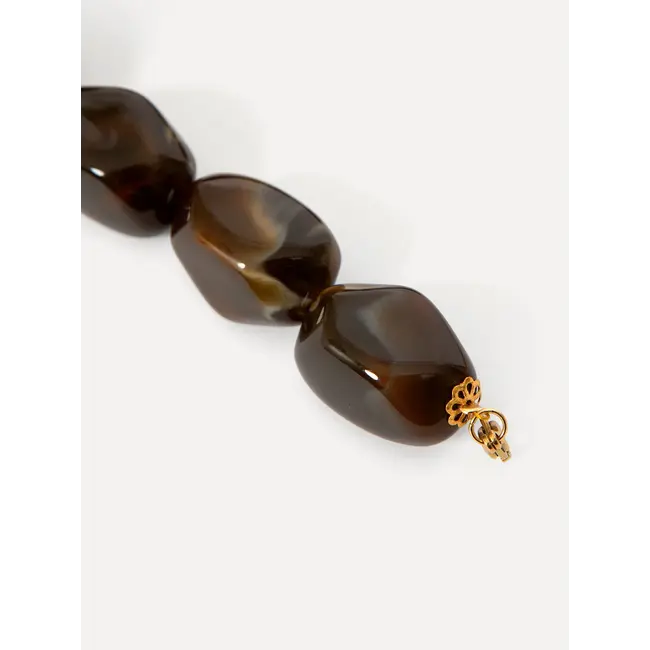 ANGELE NECKLACE Brown