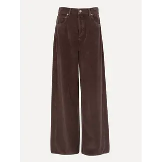 Les Soeurs JACKSON VELOURS PANTS Brown