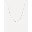 ROMA COLORED STONES NECKLACE Red