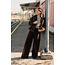 Les Soeurs JACKSON VELOURS PANTS Brown