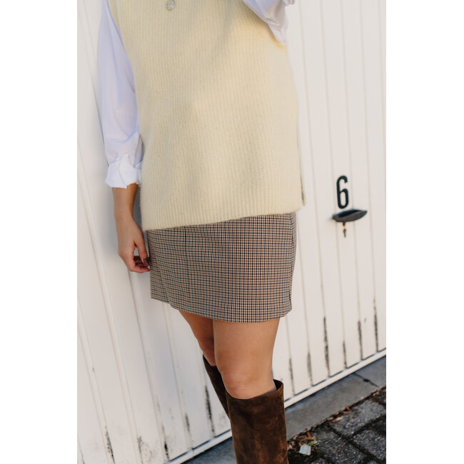 ELARA MINI SKIRT Monks Robe