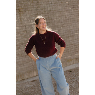 Selected Femme LULU KNIT PULLOVER Tawny Port