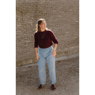 Selected Femme ROJA WIDE CORDUROY PANTS Blissful Blue