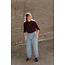Selected Femme ROJA WIDE CORDUROY PANTS Blissful Blue