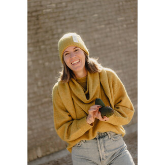 Selected Femme LULU BEANIE Avocado Oil