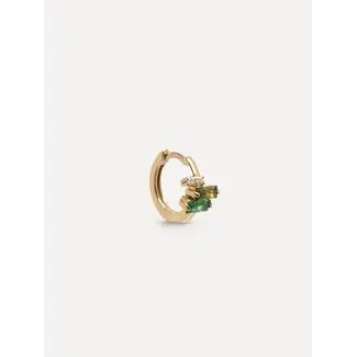 Les Soeurs JEANNE DOUBLE GEM EARRING Gold