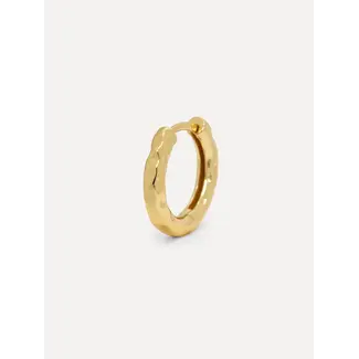 Les Soeurs JOANNE HAMMERED EARRING Gold