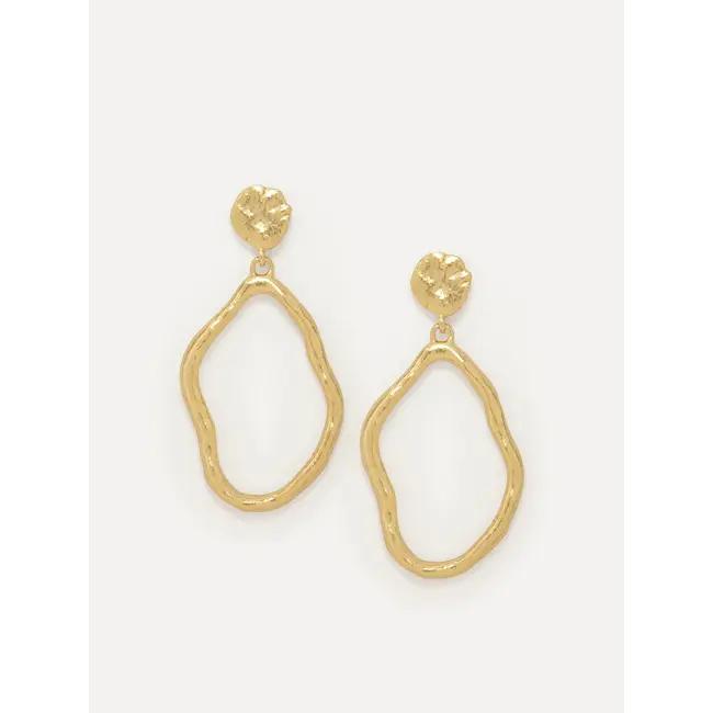 CORINE FLOWY SET EARRING Gold