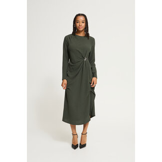 ICHI ASTINA DRESS Forest Night